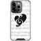 BW Musical Notes iPhone 14 Pro Clear Case